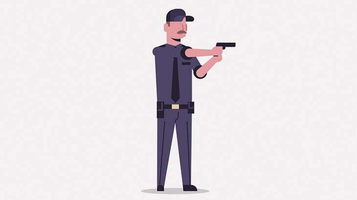 新米警察官さん、銃の扱いが分からなすぎる（動画）