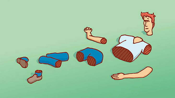 【閲覧注意】男が拉致される → バラバラにされる → 捨てられる（動画）