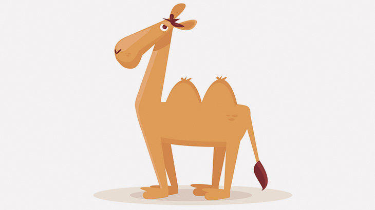 ラクダの丸焼きを囲んで食べる中東の人々（動画）