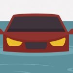 洪水した道路の運転が上手すぎるドライバーが撮影される（動画）