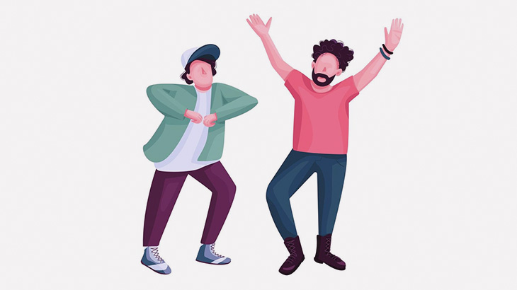 何故か見入ってしまうストップモーションアニメみたいに踊る2人の男（動画）