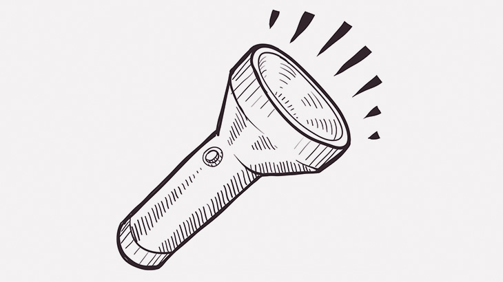 世界で最も明るい懐中電灯で夜の街を照らしてみた（動画）