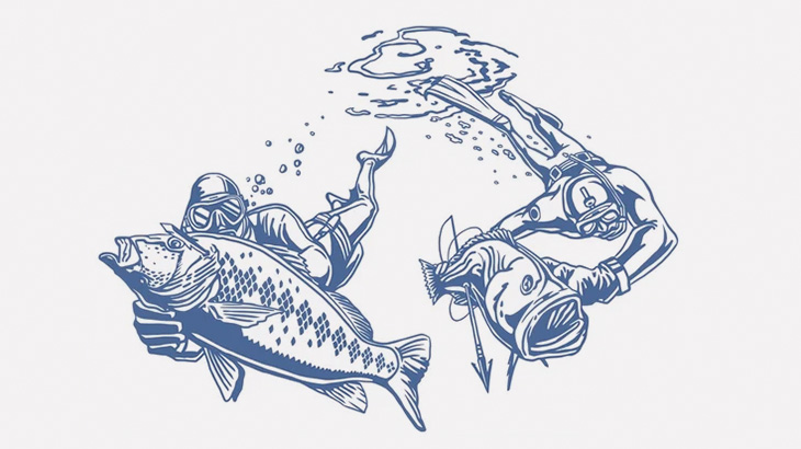 【微閲覧注意】素潜り漁師さん、水中銃で体を貫かれてしまう（動画）