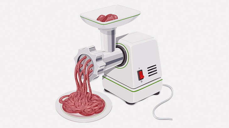 【閲覧注意】肉挽き機に巻き込まれた手、裁断されてしまう･･･（画像）