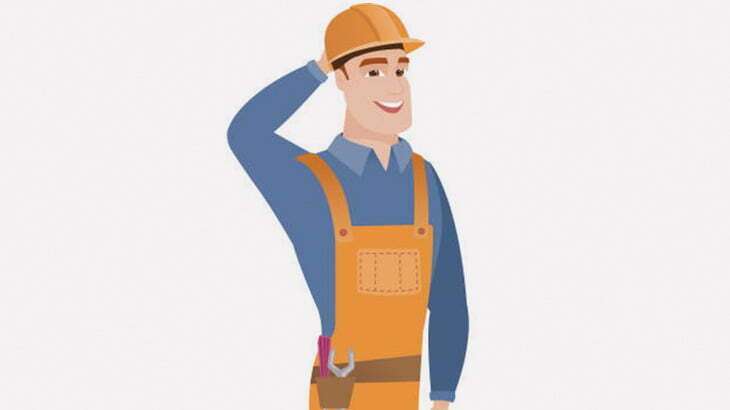 建設現場でおちゃらけた男、大怪我･･･（動画）