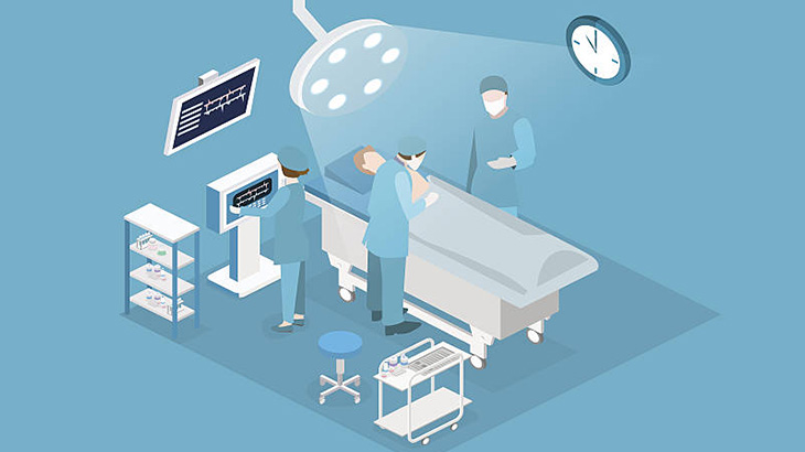 【閲覧注意】男性患者の顔に出来た腫瘍を摘出する手術工程（動画）