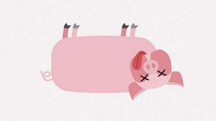 【閲覧注意】イカれた中国人男、死んだ豚の内臓を引っこ抜いて食べてしまう（動画）