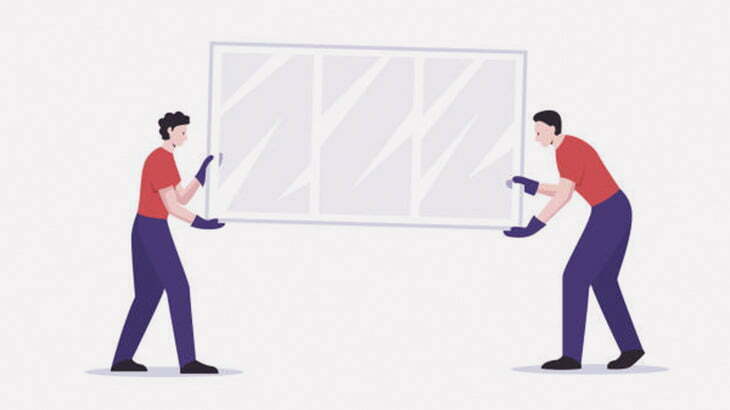 【微閲覧注意】運んでいた大きな一枚ガラスが割れる → 作業員の腕がこうなる･･･（動画）