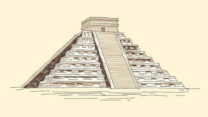 登ることを禁止されたマヤのピラミッドに登った男、叱られる（動画）