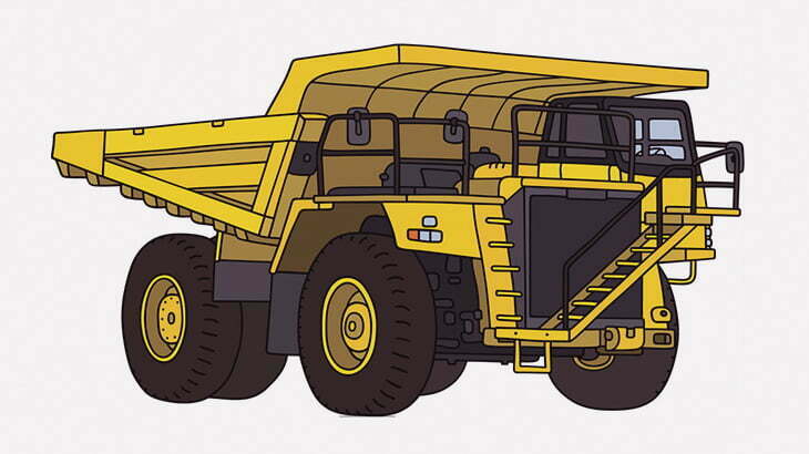 【閲覧注意】超大型ダンプに轢かれた女性、ぺしゃんこ･･･（画像）