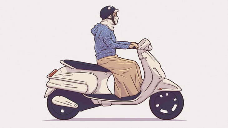 【閲覧注意】突然バランスを崩したバイカー、トラックに突っ込んで死亡･･･（動画）