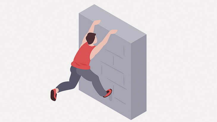 高いところでうっかり「落ちそうになるフリ」をする男（動画）