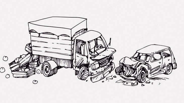 【閲覧注意】トラックのドライバー、事故で頭を切断されてしまう･･･（動画）