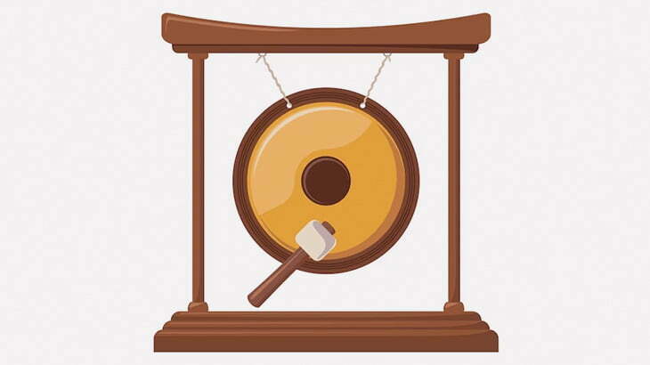 大きなドラで不思議な音色を奏でる男（動画）