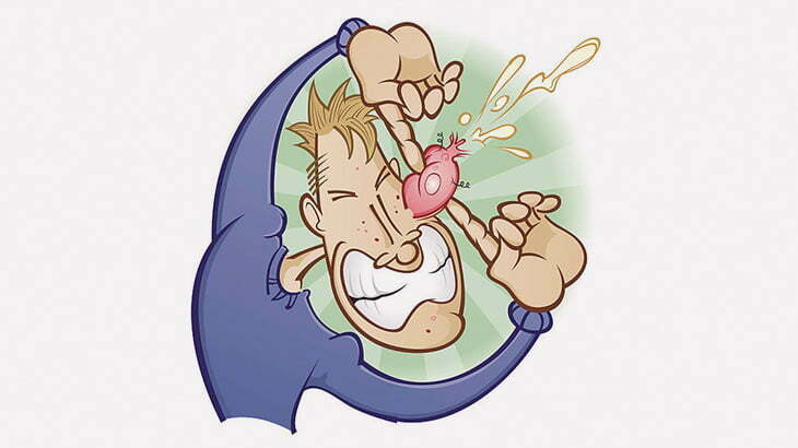 顔のデキモノを指で押す → 勢いよく飛び出る（動画）