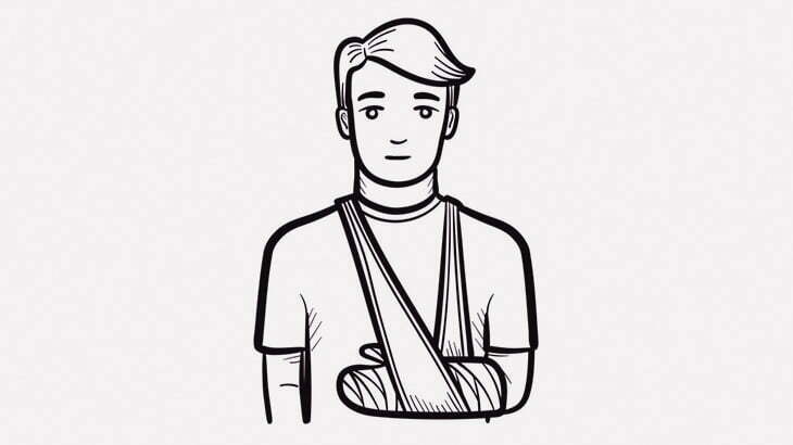 腕の骨折をそのまま放置した男、おかしなことに･･･（動画）