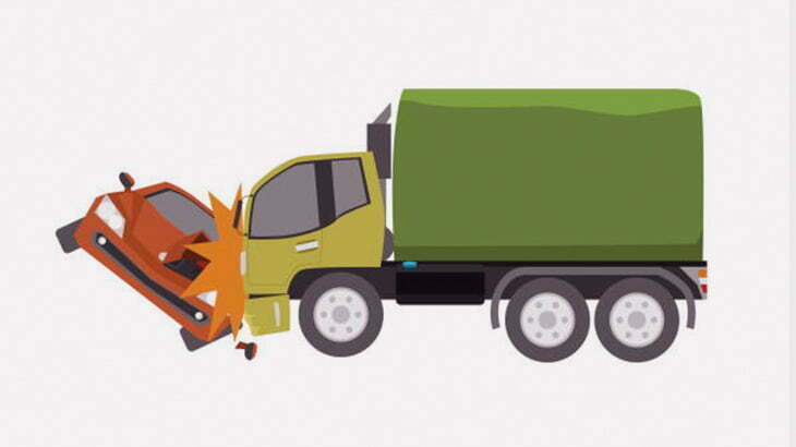 【閲覧注意】車がトラックと衝突 → とんでもない血しぶきが･･･（動画）