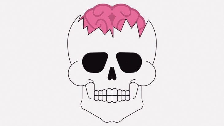 【閲覧注意】事故に遭った人間、脳がこぼれ落ちてるのに動いてる（動画）