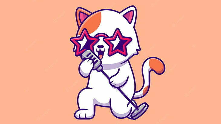 独特な鳴き声の猫に合わせて曲作ってみた２（動画）