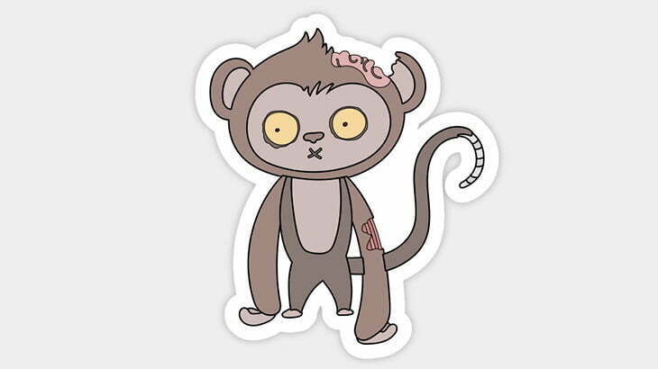 【閲覧注意】ゾンビ猿に遭遇した･･･（動画）