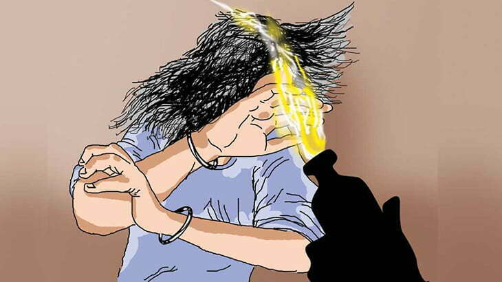 【閲覧注意】酸をぶっかけられた女性の顔、皮膚が剥がれてしまう･･･（動画）