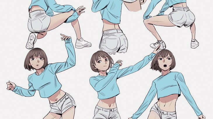 女性のダンスをアニメーションに変換してみた（動画）