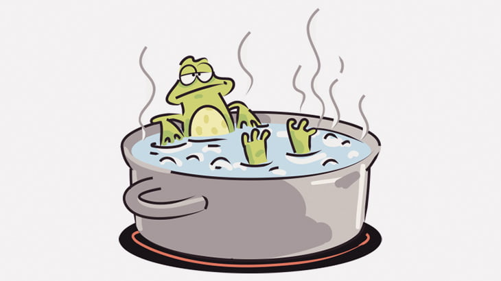 【閲覧注意】頭を切り落とされたカエルを鍋に入れたらめちゃくちゃ動き出した（動画）