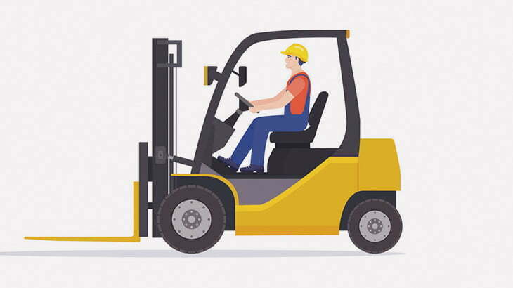 【閲覧注意】電話しながら歩いていた男、フォークリフトに轢かれて足が･･･（動画）