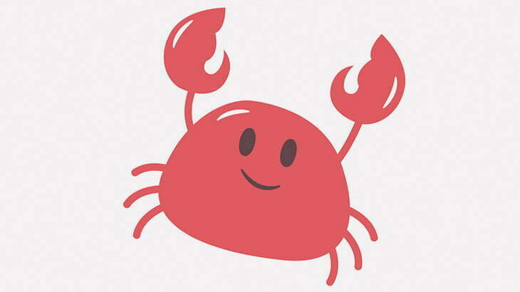 ひっくり返って動けなくなっていたカニさん、見たこと無いタイプ（動画）