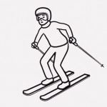 男性スキーヤー「山頂から滑るぞ！」 → 転倒して300M滑り落ちてしまう（動画）