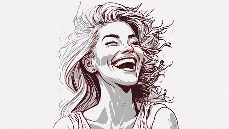 この女性の笑い方、何かの音に似てる（動画）