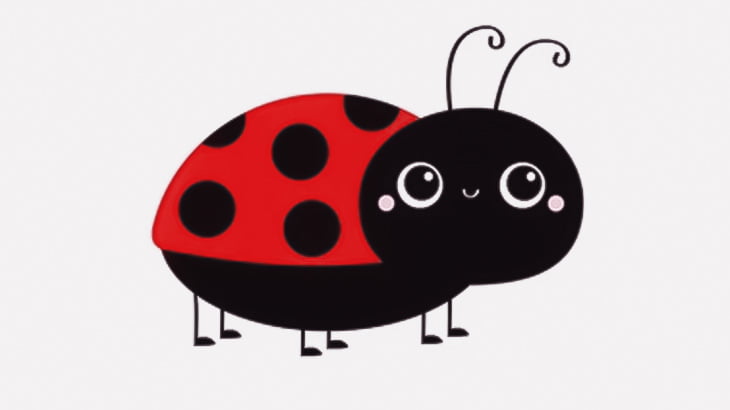 男性患者「腸の内視鏡検査の結果、どうでした？」医者「テントウムシいますね」（画像）