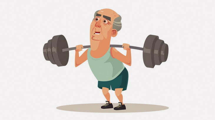 おじいちゃんだらけの筋肉ムキムキサークル（動画）