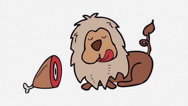 牛の肛門に頭を突っ込んだライオンさん、抜けなくなってしまう（動画）