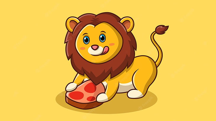 ライオンたちに動物の内臓をあげてみた（動画）