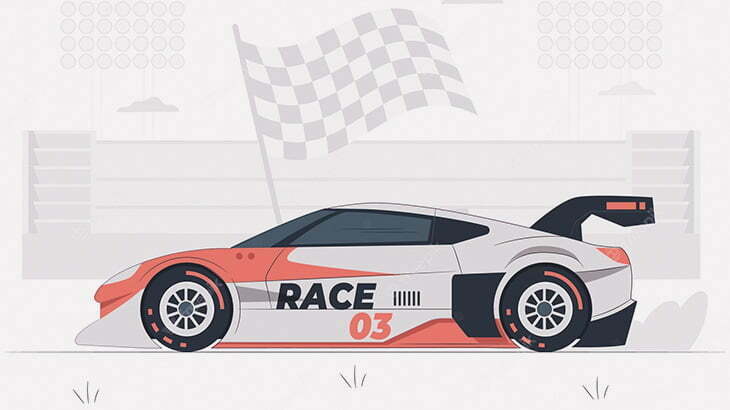 レーシングカーに忍び込んだネズミさん、重力加速度に必死で耐える（動画）