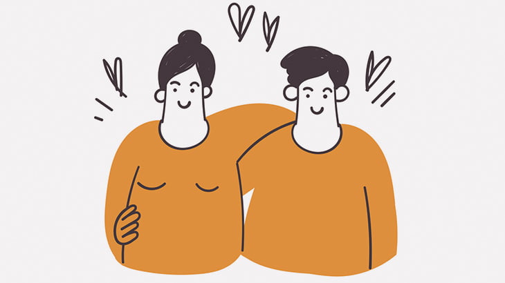 小人症の女性と下半身がおかしい男性の日常（動画）