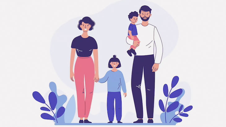 道を歩いていた親子、予想外のアクシデントに見舞われてしまう（動画）