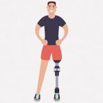 左足がない男性による渾身の一発ギャグ（動画）