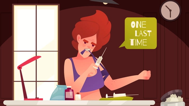 【閲覧注意】静脈注射でドラッグを打ち続けた女、こんなことになってしまう･･･（画像）