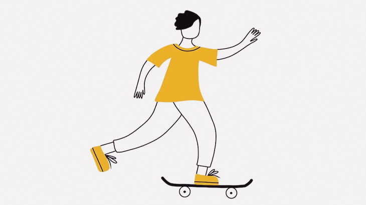 スケボーする男にわざとぶつかってブチ切れるオバさんが撮影される（動画）