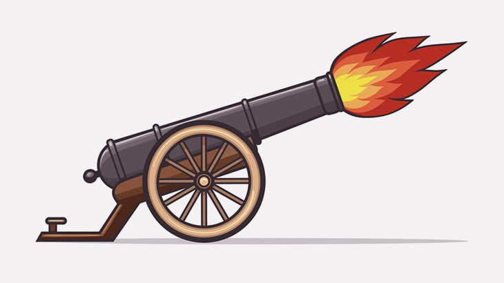 大砲を使ったセレモニー中、悲しいアクシデントが発生（動画）