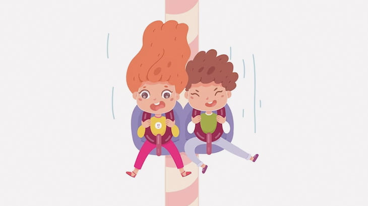 彼女と一緒に絶叫マシーンに乗った男、再起動を繰り返す（動画）