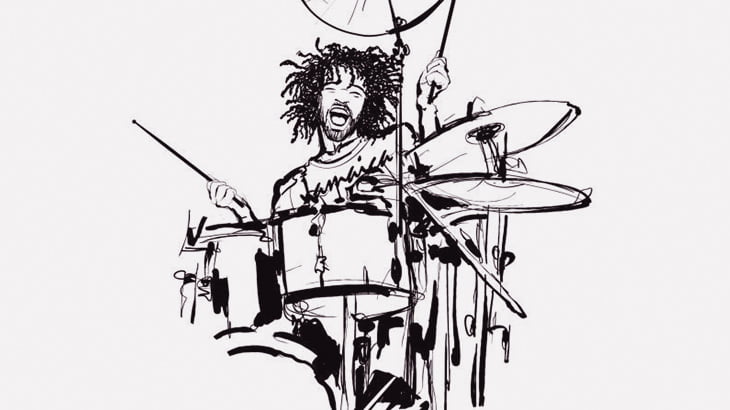 喚き散らす女に合わせてドラム叩いてみた（動画）