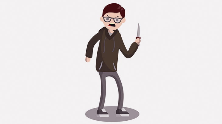 ナイフを持った強盗さん、住民たちにフルボッコにされてしまう（動画）