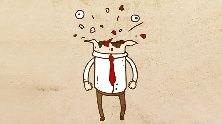 【閲覧注意】地面に倒れた男、顔がこんなことになってた･･･（動画）