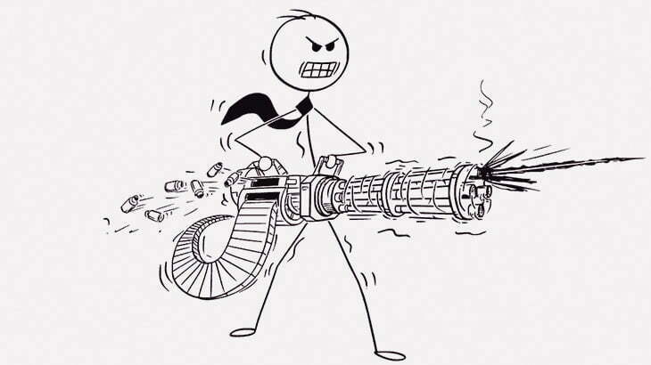 【閲覧注意】銃で撃たれまくった男、こんな顔になってしまう･･･（動画）