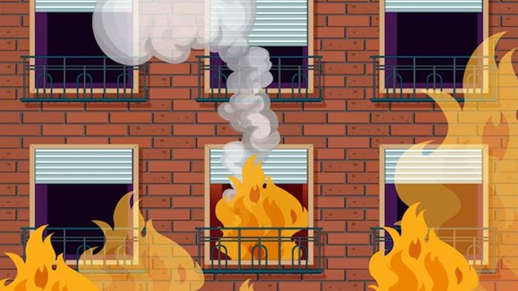 火事の部屋に取り残された子供の救出大作戦（動画）