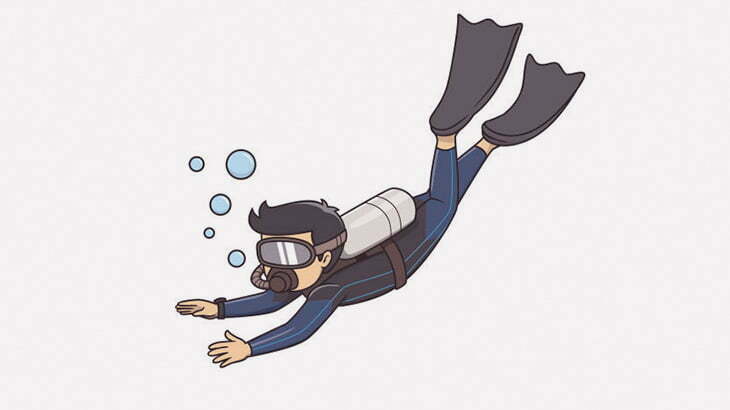 ダイバーさん、滅多に見ることができない深海魚に遭遇（動画）