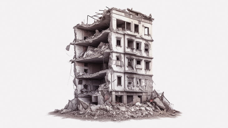 イランの首都テヘランで建物倒壊。5人が死亡（動画）